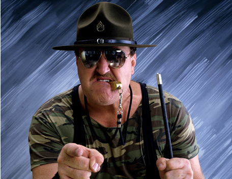 The real Sgt. Slaughter would also cause some real damage.